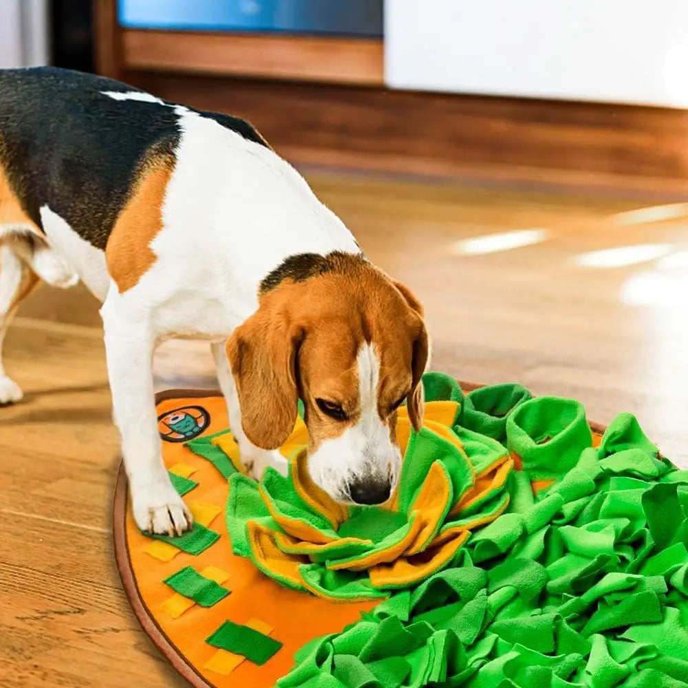 Snule Mat for Dogs, Dog Cats Nosework Feeding Mat, Pet Interactive Dog Puzzle Toys Encourages Natural Foraging Skills or Trainin