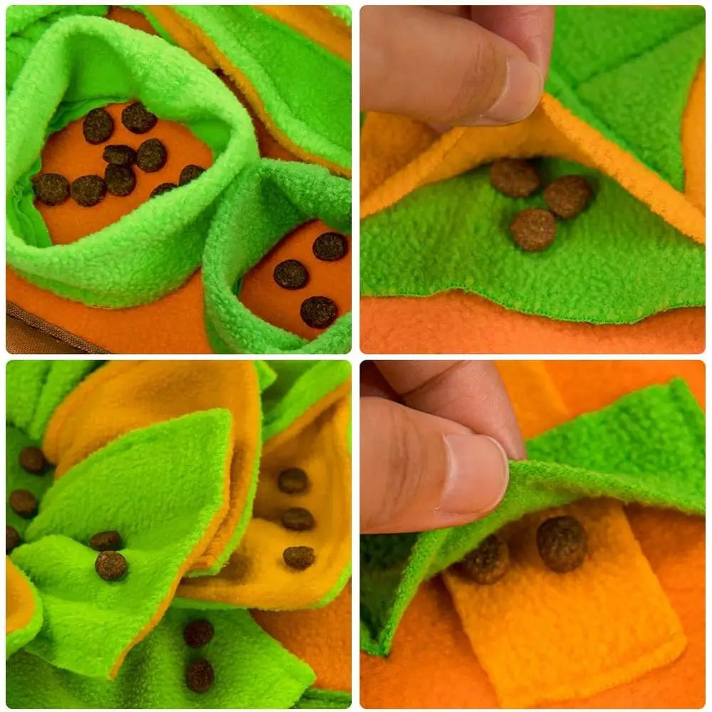 Snule Mat for Dogs, Dog Cats Nosework Feeding Mat, Pet Interactive Dog Puzzle Toys Encourages Natural Foraging Skills or Trainin